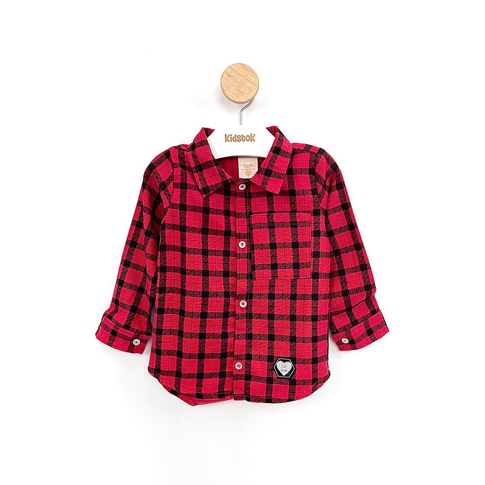 Camisa Menina Xadrez - Angerô