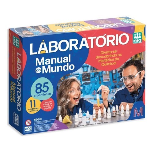 Jogo Laboratório Manual Do Mundo - Nig Brinquedos