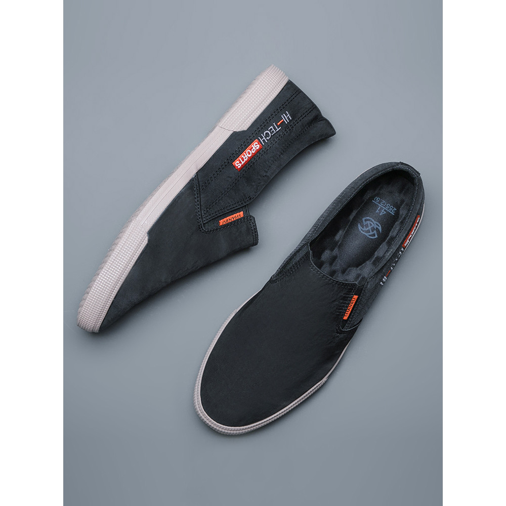 Sapatos de lona sapatos masculinos 2026 novo estilo primavera respirável sapatos masculinos sapatos casuais velhos pequi