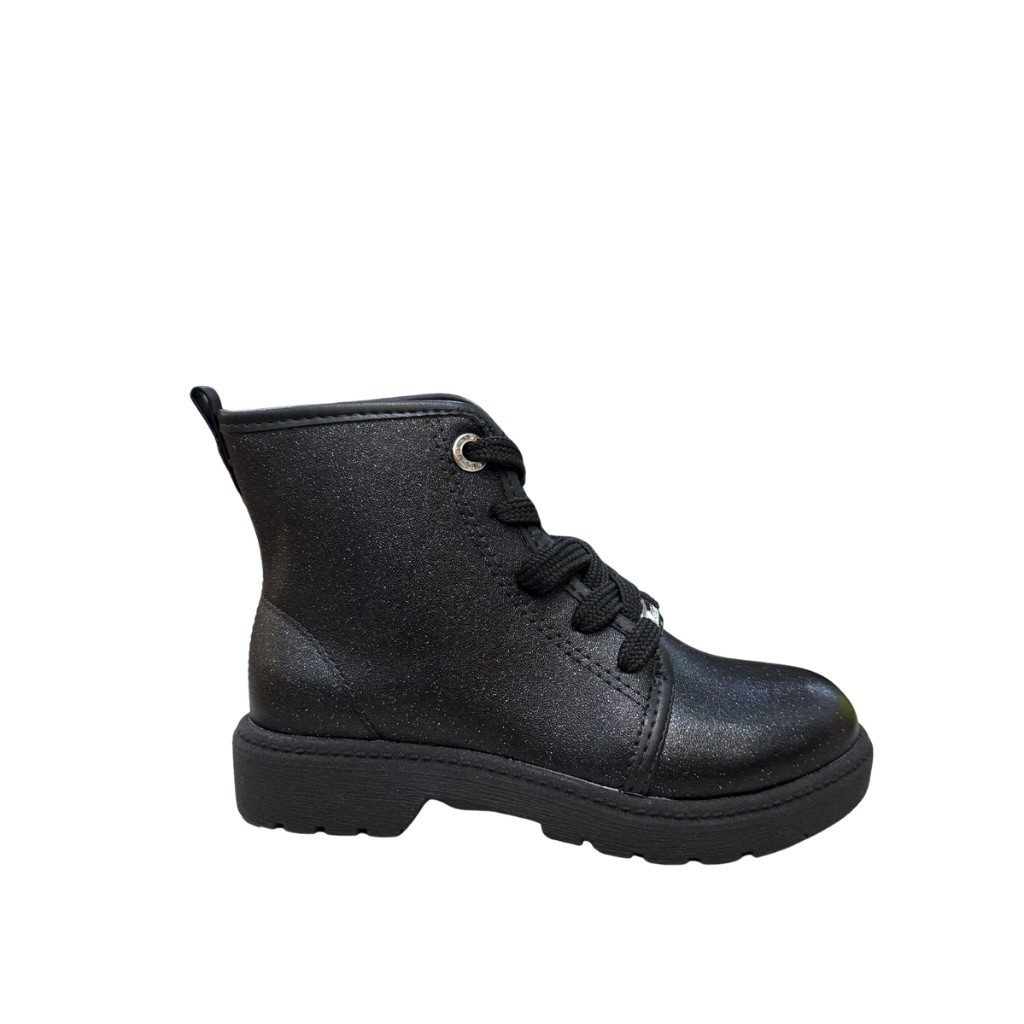 Bota Infantil Molekinha 2164.134 Coturno Menina Cano Curto