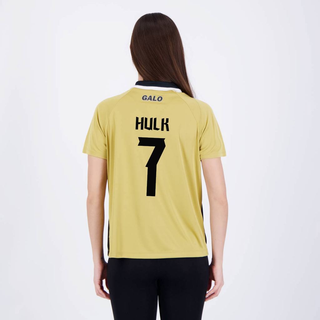 Camisa Atlético Mineiro Euforia Feminina Dourada 7 Hulk