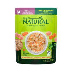 Ração Úmida para Gatos Adultos Guabi Natural Frango Cereais 85g