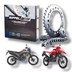 KIT RELAÇAO XR 300 TORNADO 24-25 ( C/RETENTOR ) - RIFFEL