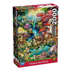 Quebra-cabeça 2000 Peças Vilarejo Das Fadas - Grow