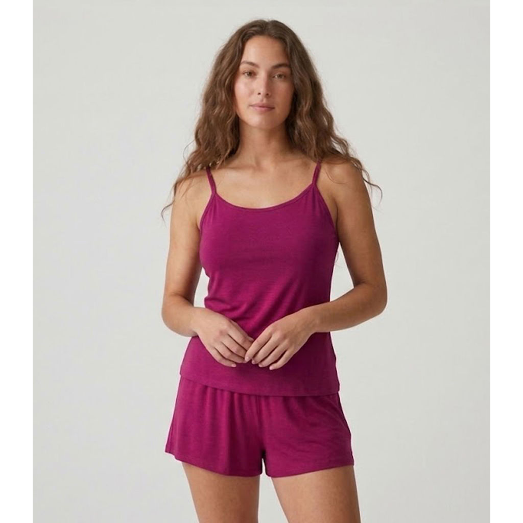 Pijama Feminino De Alças Select Vermelho em Oferta na Shopee