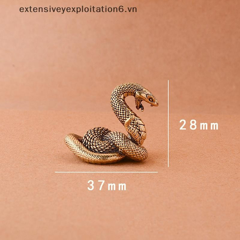 exten Cobre Latão Mini Cobra Antigo Bronze Decoração Estatuetas Para De Interiores Ornamento De Mesa Estátua De Miniatur