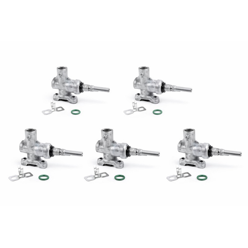 Kit 5 Registro Ramal Cooktop Atlas Dako Agile Utop Supreme/ Mondial / Suggar  4 e 5 Bocas