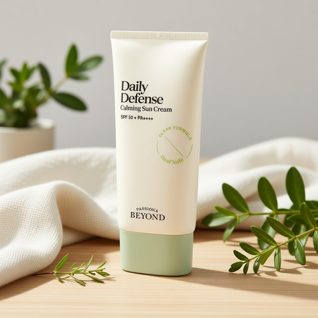 [beyond] Creme Solar Calmante Daily Defense Fps50 + , 50 ml , 1 Unidade/Coreano/Fórmula Leve Da myshop