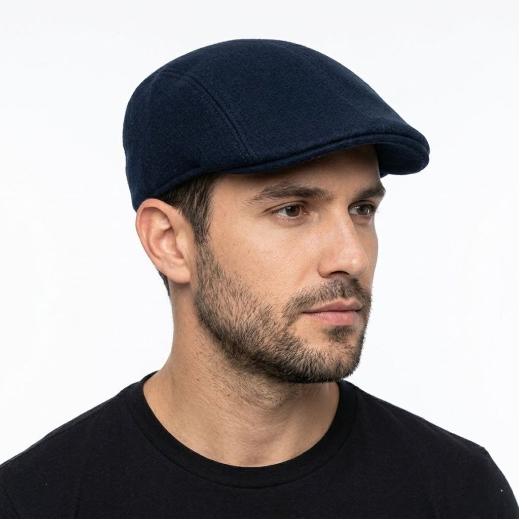 Boina Masculina Italiana Peaky Blinders Retrô Clássico Azul Marinho