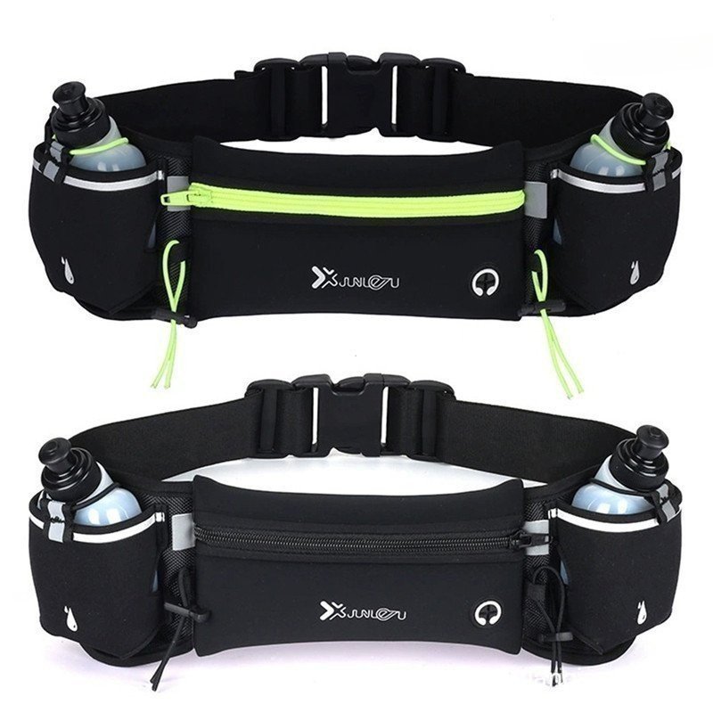 Cinto De Corrida De Hidratação XYY , Bolsa De Cintura De Nylon Para Reflexiva Esportiva Ajustável Maratona , Caminhada ,