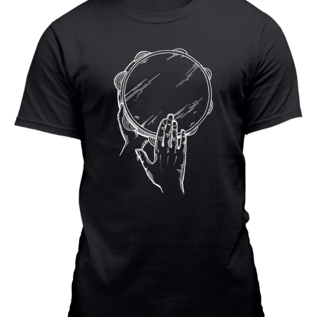 Camiseta Blusa Unissex Pandeiro Pagode Samba 100% Algodao Pagodeiro Musica