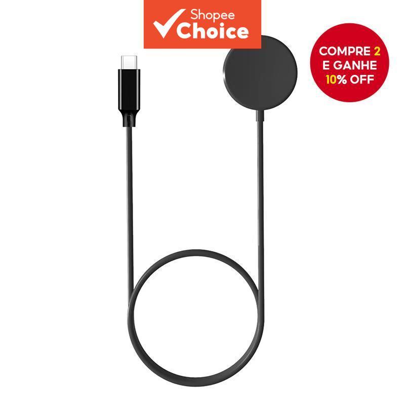 Cabo Carregador Sem Fio Magnético Portátil Rápido Estação Dock Para Samsung Galaxy Watch 8 7 6 5pro 5 4 3 Active 2 1