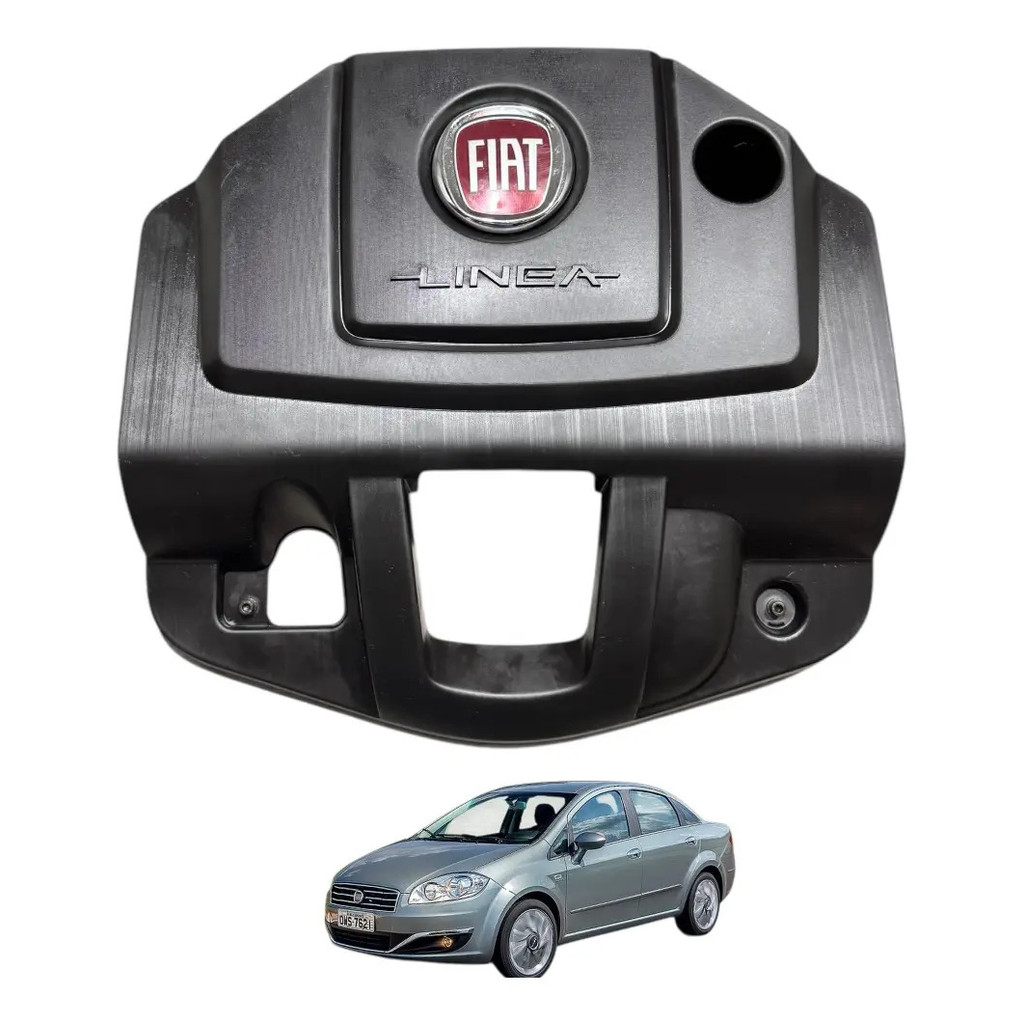 Tampa Cobertura Motor Fiat Linea 1.9 2009 A 2016 1001755510