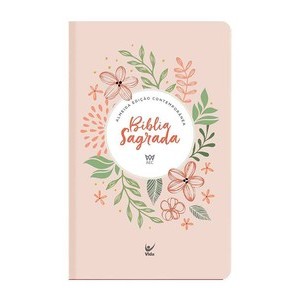 Bíblia AEC - Letra Grande - Capa PU- Salmão