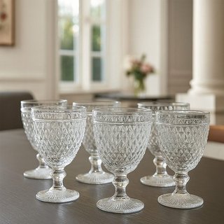 Conjunto 2 Tacas Vinho Vidro Transparente Bico Abacaxi Design Elegancia Mesa Posta Brinde Sofisticacao