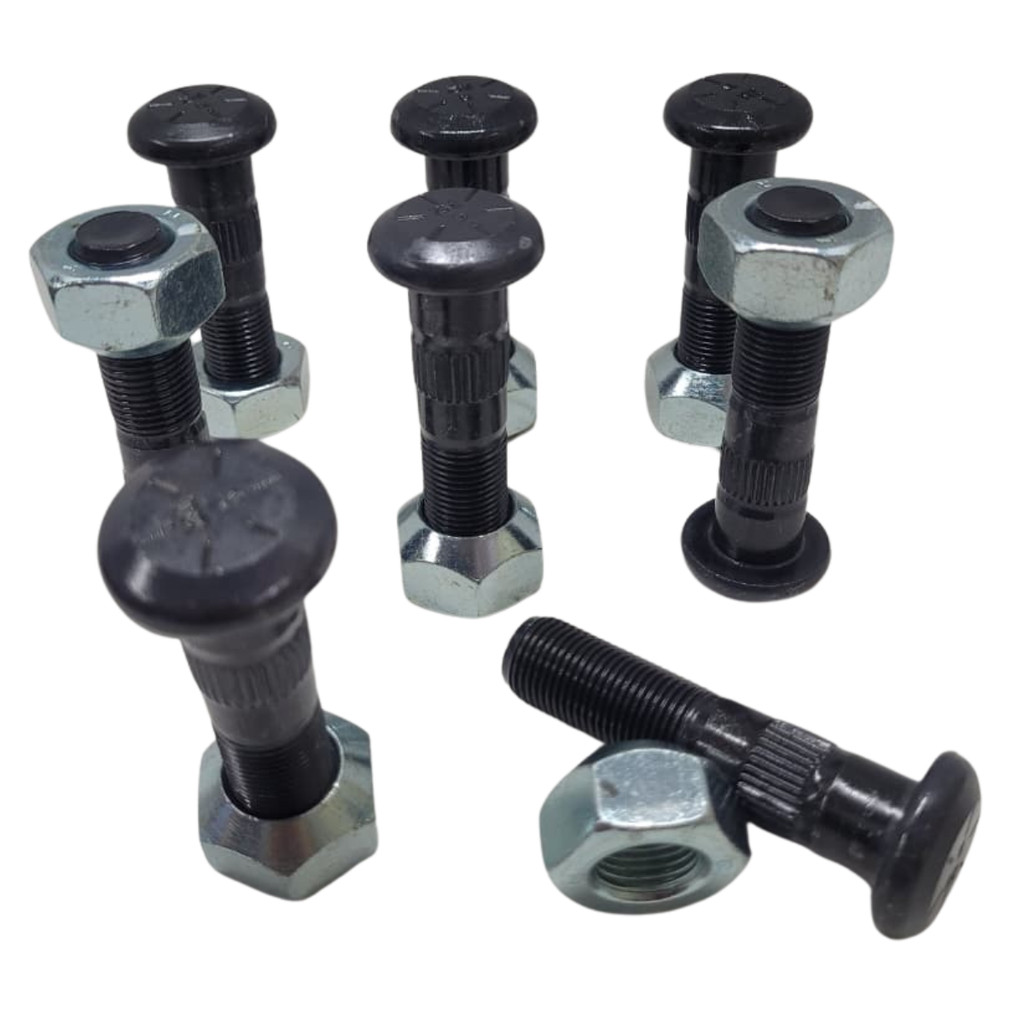 8 Parafuso c/ Porca Roda Traseira Direita Ford F4000 75 F350 59/71