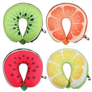Travesseiro Portátil Para Viagem , Frutas , Em Forma De U , Nanopartículas , Pescoço , Escritório , Cervical , Padrão De