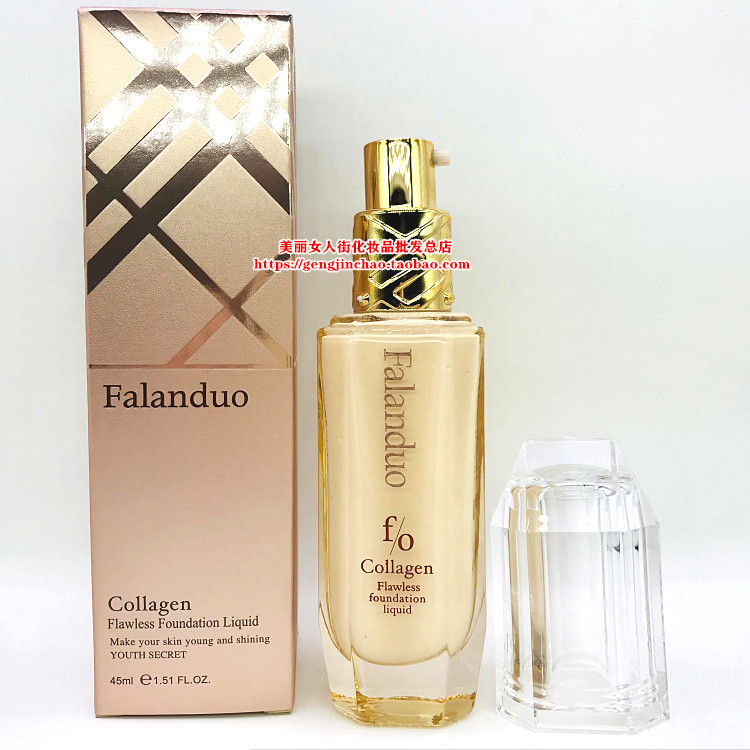 Frando colágeno beleza Natural pele-amigável beleza base líquida pele seca pele oleosa hidratante corretivo controle de 