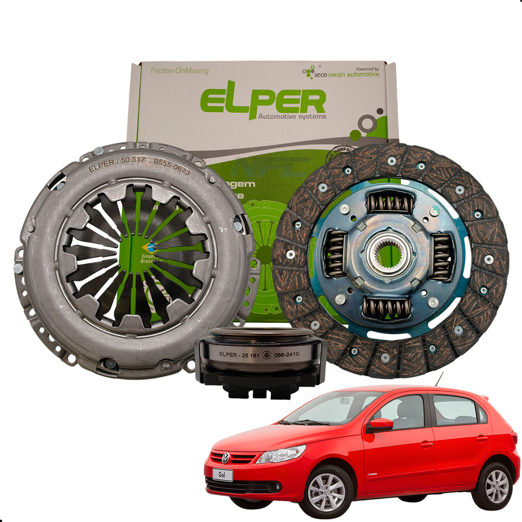 Imagem Kit Embreagem VW Gol G5 Golf Fox Saveiro Voyage 1.0 1.6 8v