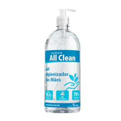 Álcool antisséptico gel 70º All Clean Pump 1 litro Audax
