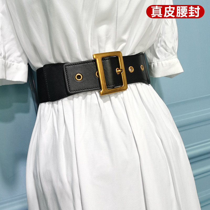 F primeira camada cinto de couro feminino em forma de D fivela preto cinto de couro genuíno All-Match Jeans com cinto la