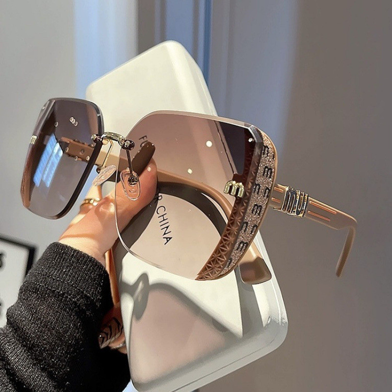 Marca De Luxo Moda Oversized Quadrado Óculos De Sol Para Mulheres Estilo Vintage Tons Feminino Ao Ar Livre
