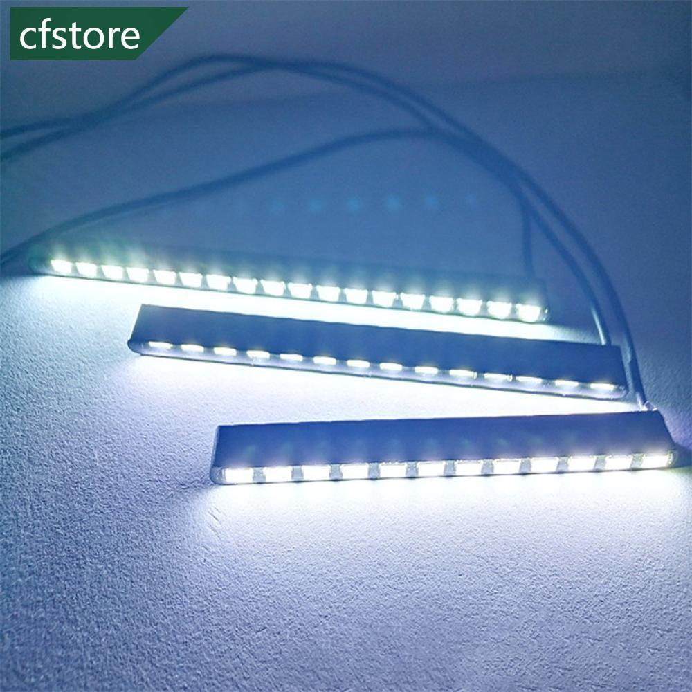 CFSTORE 1PC Carro DRL Luzes Diurnas 7030 Estilo Do Dia SMD Luz De Nevoeiro Tira LED 12/14/18LEDs H3P8