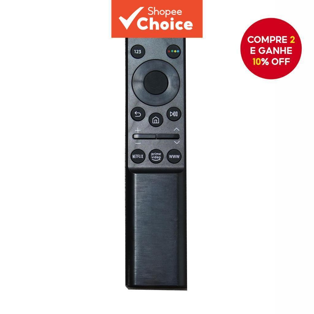 Controle Remoto Universal Compatível com Todos os TVs Samsung, com Botões para Netflix e Prime Video