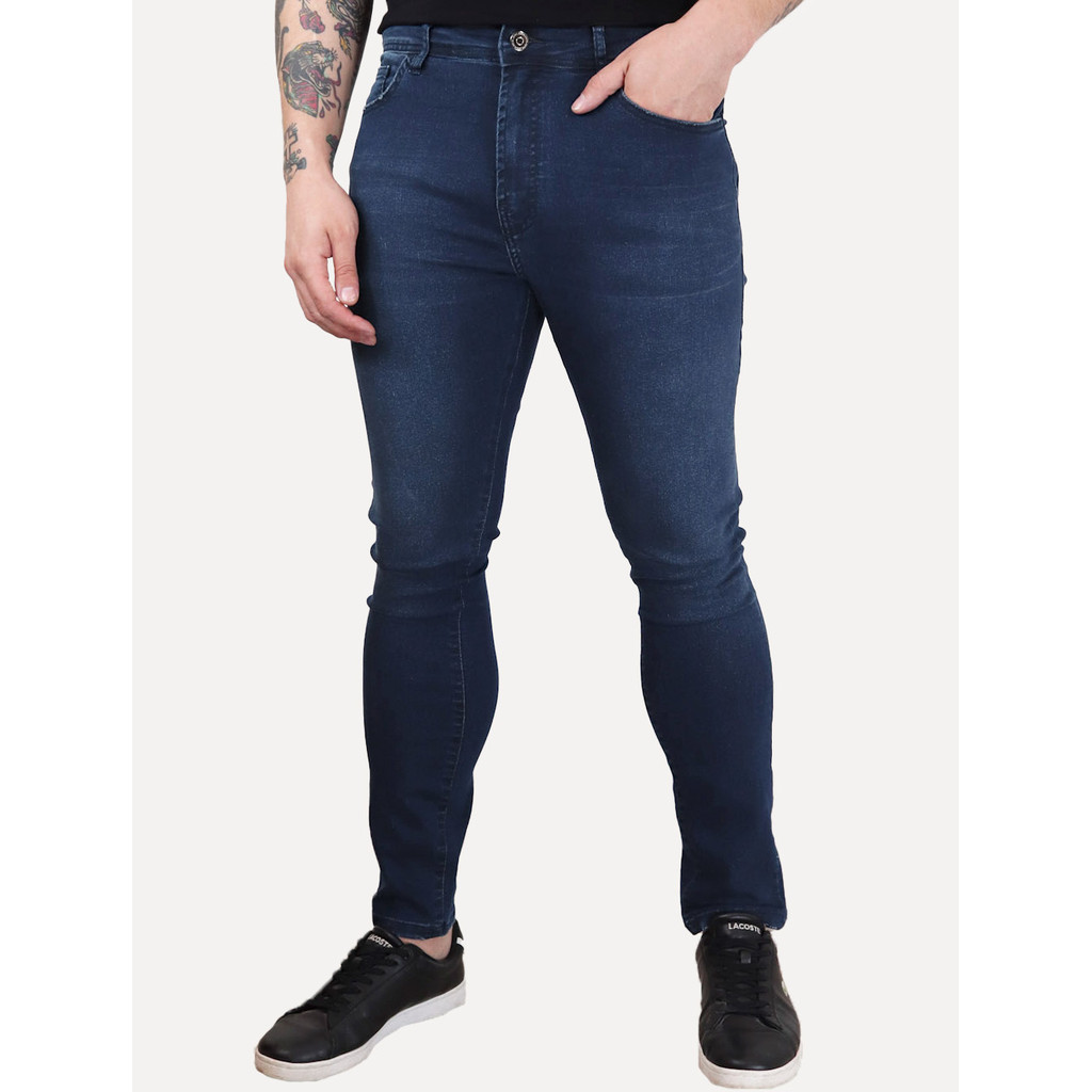 Calça Jeans John John Original Masculina Super Skinny Aruba Azul Escuro