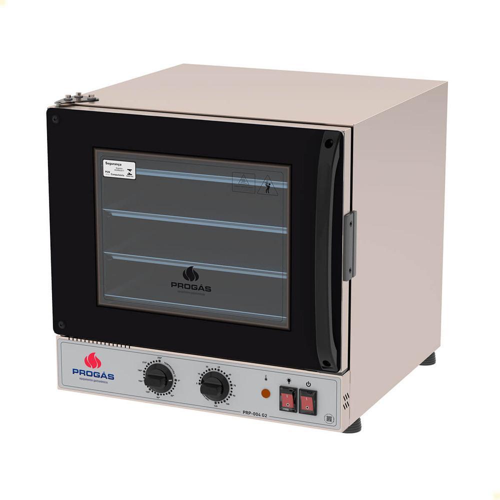 Forno Elétrico Progás Turbo Fast Oven Preto 4 Esteiras PRP-004 G2 220V P39305