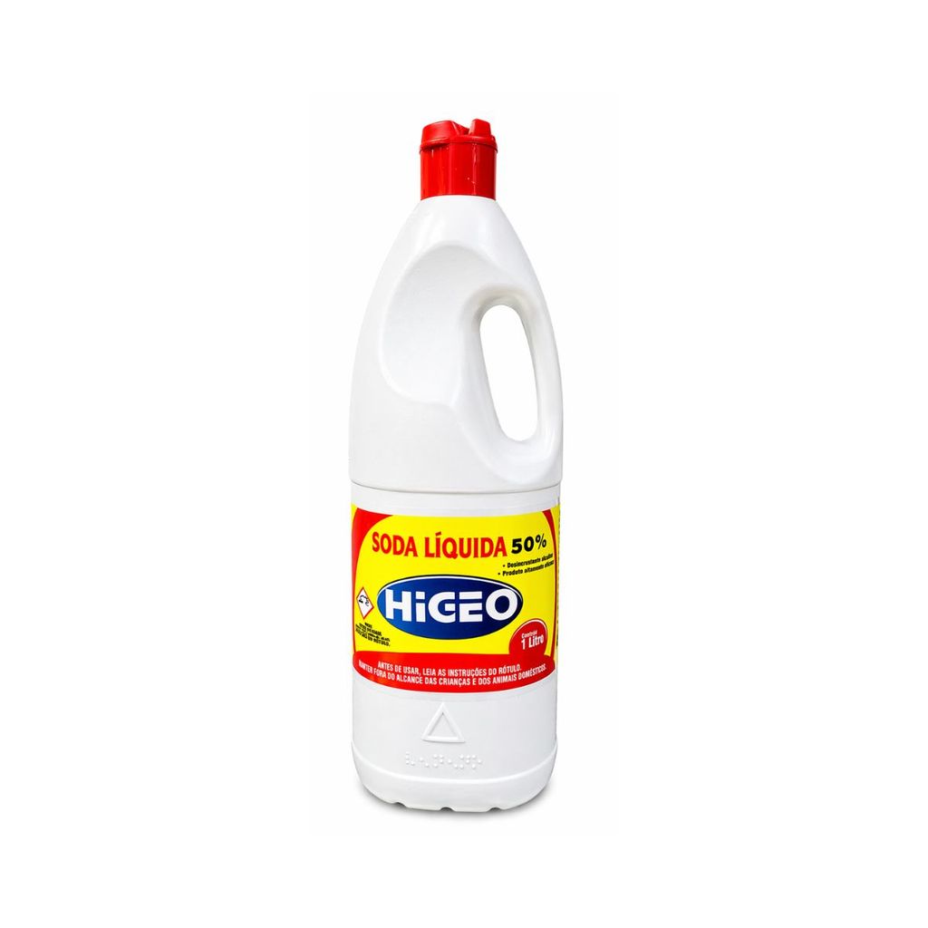 Desincrustante Alcalino Desentupidor e Limpeza Pesada HIGEO 1L 50%