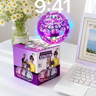 Spinner Bola Boomerang Mini Drone Com Luz Voador Interativo Infantil Que Voa Luzes Dão de aniversário do Dia doValentino