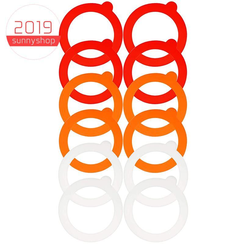 [Bestseller S] 12 Peças De Vedação De Frasco De Silicone , Junta Hermética À Prova De Vazamento , Anéis , Tampas De Jarr