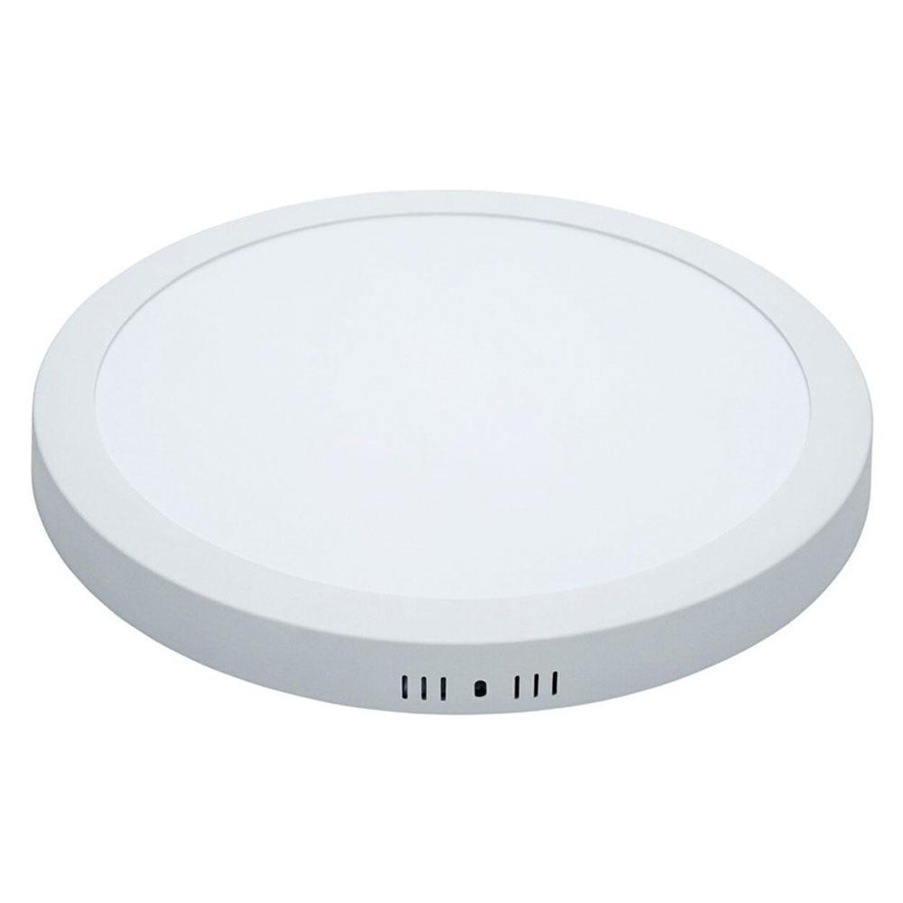 Painel Plafon LED de Sobrepor 29,4 cm Modaza Redondo 24W, Branco Frio 6500K em Oferta na Shopee