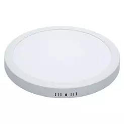 Painel Plafon LED de Sobrepor 29,4 cm Modaza Redondo 24W, Branco Frio 6500K