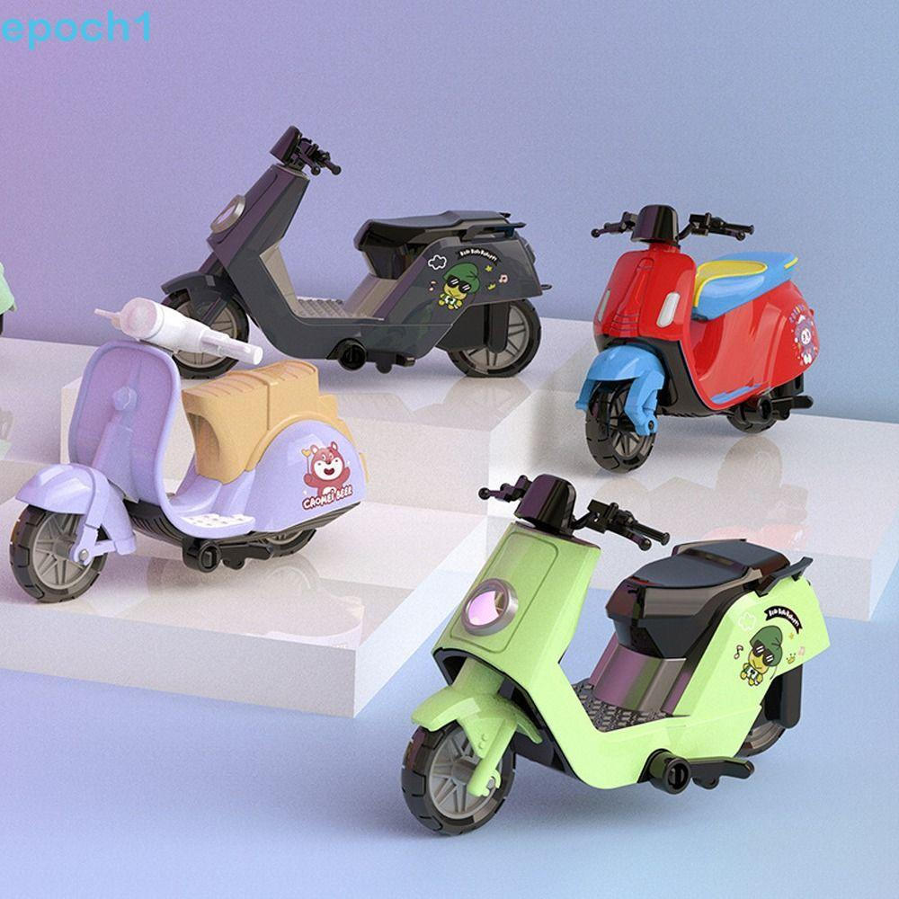 Modelo De Motocicleta EPOCH1 , Mini De Brinquedo De Veículo De Desenho Animado , Liga De Scooter Elétrico De Metal