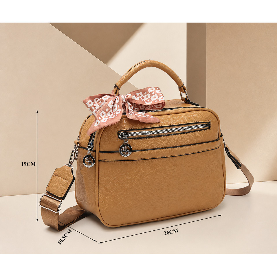 Bolsa Feminina Com lanco Tira Colo Faixa de Mão De Couro Tranversal la377
