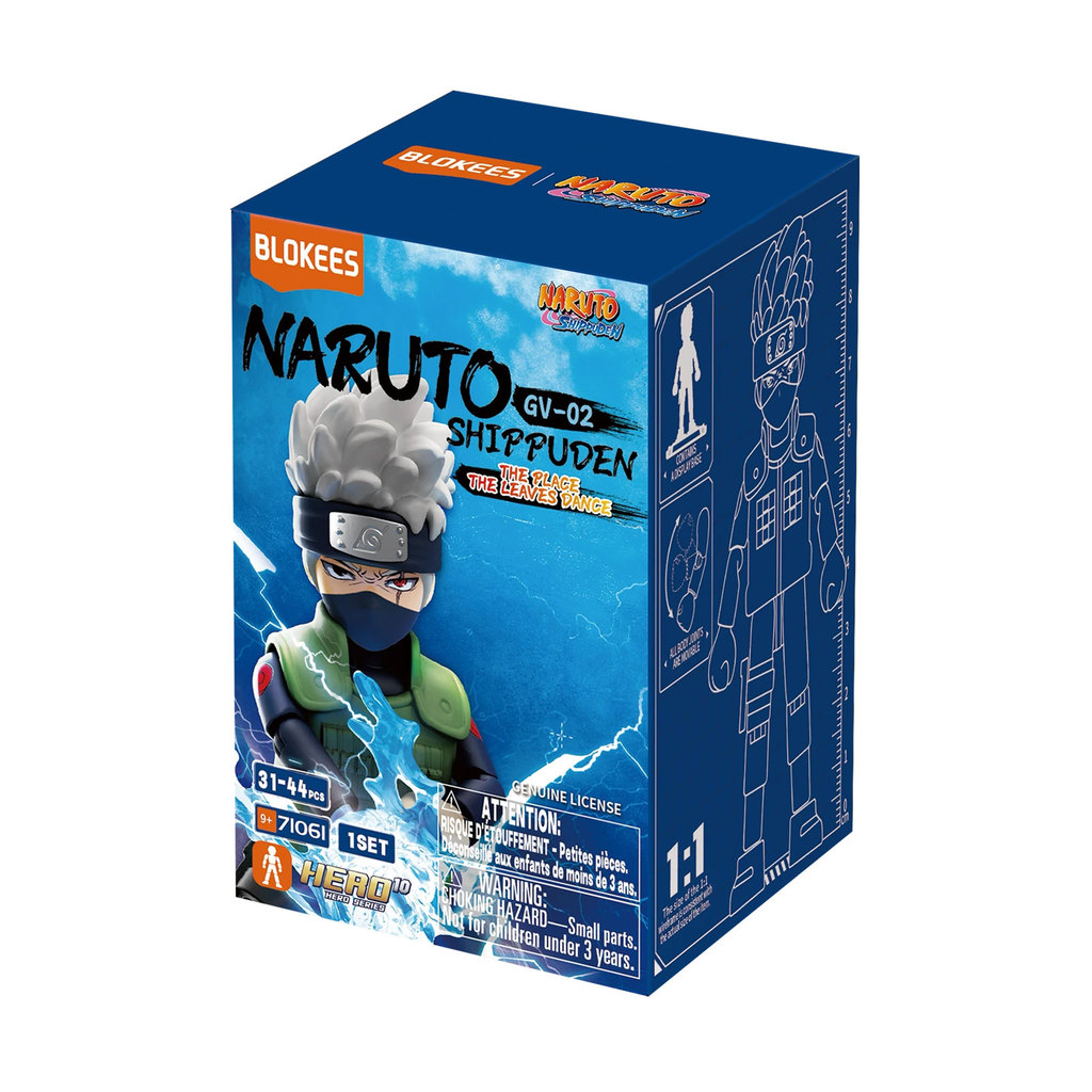 Boneco Articulado Surpresa Naruto Shippuden - GV-02 - Blokees