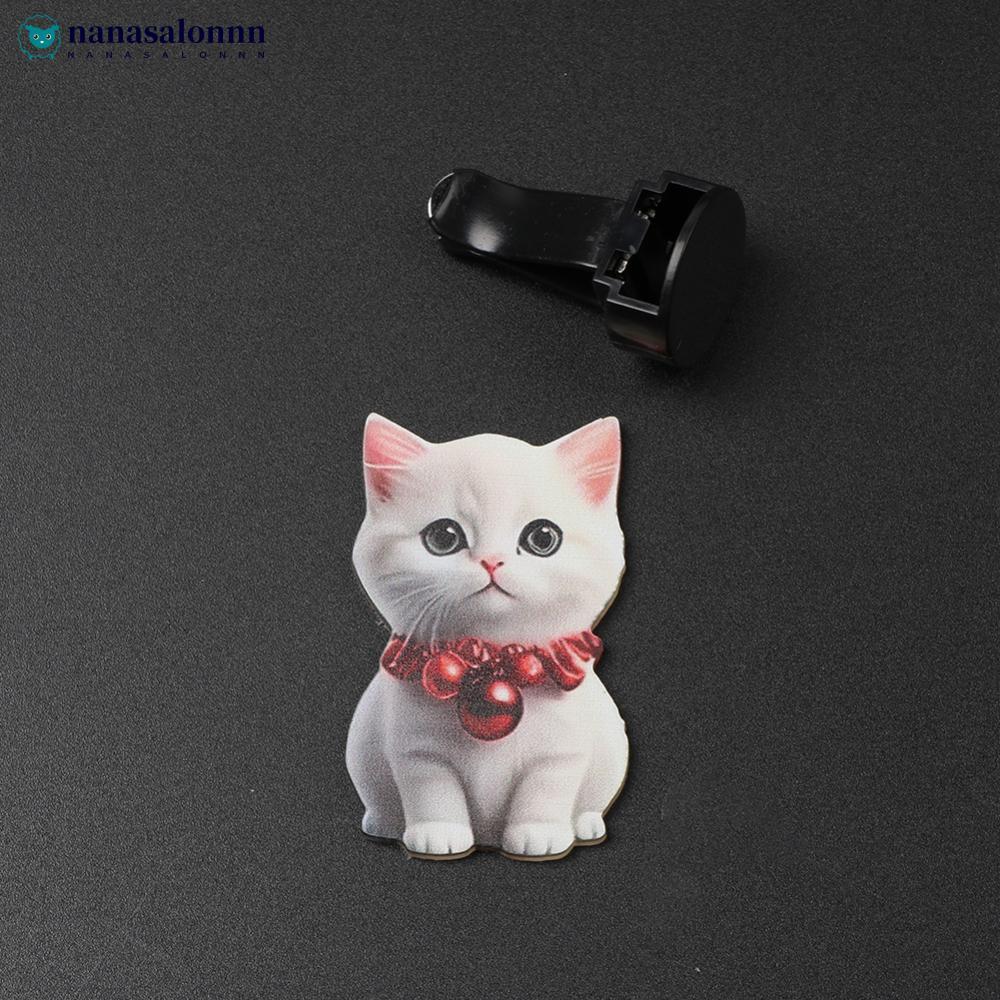 NANASALONNN Gato Cão Carro Ambientador Difusor Saída Ventilação Perfume Clipes De Ar Aroma Clipe Decoração Interior Do H