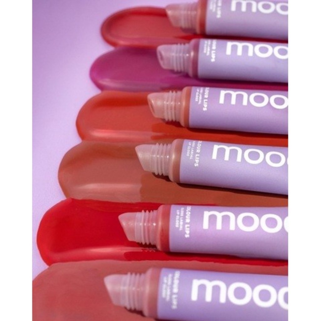 Gloss Labial Colour Lips Mood Ruby Rose - Alta Pigmentação, Hidratação, 6 Cores