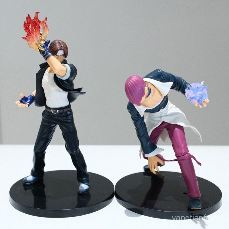 Figura De Jogo SNK De 19 Cm O Rei Dos Lutadores Kyo Kusanagi Iori Yagami Chama De Ação Clássica Efeito Especial Figuras