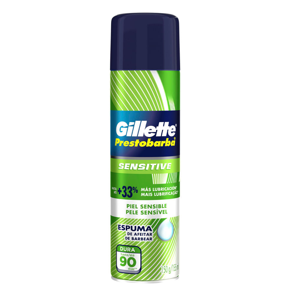 Espuma de Barbear Gillette Prestobarba Pele Sensível 150g