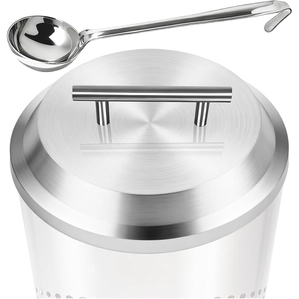 Tampa para Lareira de Mesa e Pá para Pellets para Solo Stove Mesa XL, Tampa Portátil de Aço Inoxidável de 7" com Alça pa