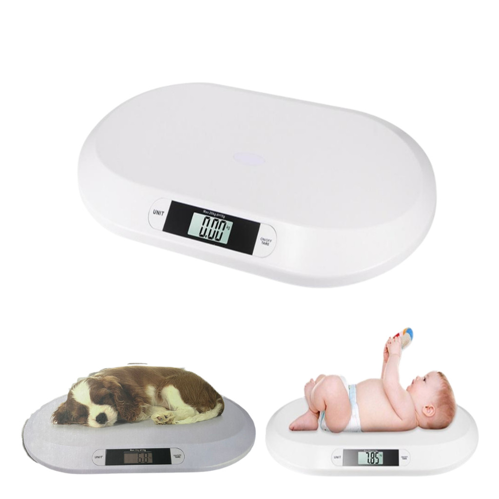Balanca Digital Bebe Pediatrica Digital 20kg Pet Veterinario Branco