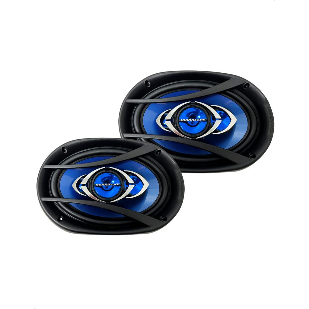 Par de Alto-Falante 6x9 Hurricane CM 69 180 Watts RMS Tweeter Piezo Cone PPI Linha Class Automotiva