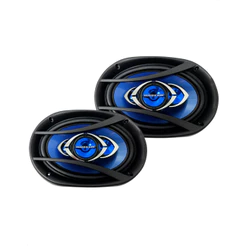 Par de Alto-Falante 6x9 Hurricane CM 69 180 Watts RMS Tweeter Piezo Cone PPI Linha Class Automotiva