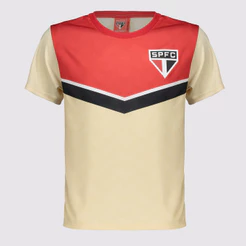 Camisa São Paulo Fundamento Infantil Bege
