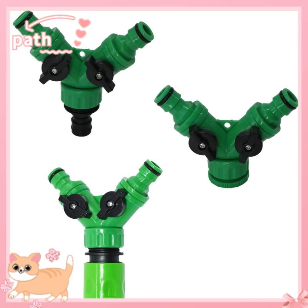 Adaptador De Conector De Torneira PATH , Válvula Divisora De Mangueira De Jardim Universal De 2 Vias , 1/2 " 3/4 "