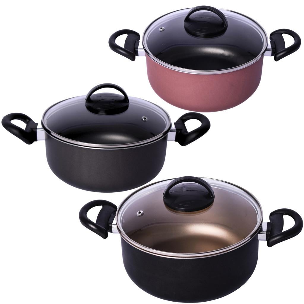Jogo Caçarolas Antiaderente Completo Cozinha Prática