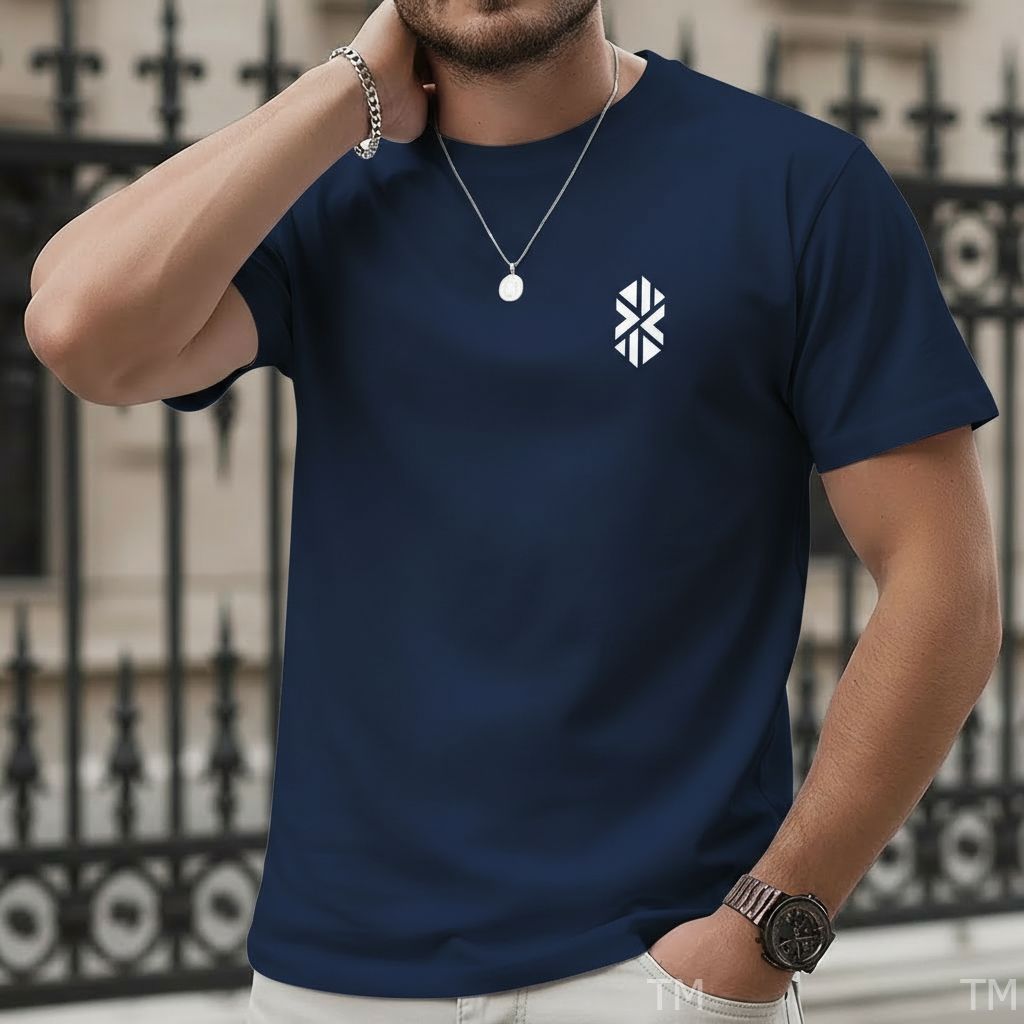 Camiseta Básica Estilosa Masculina Estampada Tribal Pequeno Street Malha Respirável Academia
